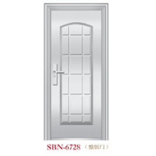 Porta de aço inoxidável para a luz do sol exterior (SBN-6728)